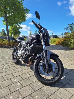 Yamaha MT-07 met Akrapovic