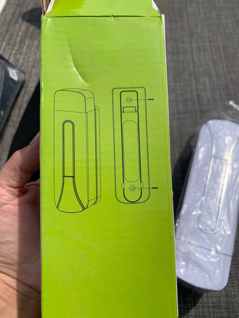 Nieuwe zeep dispenser wit
