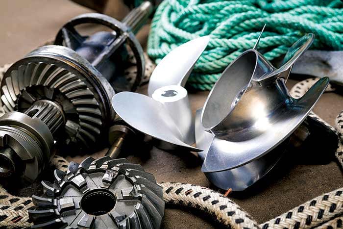 Tweedehandsonderdelen voor boten en motoren