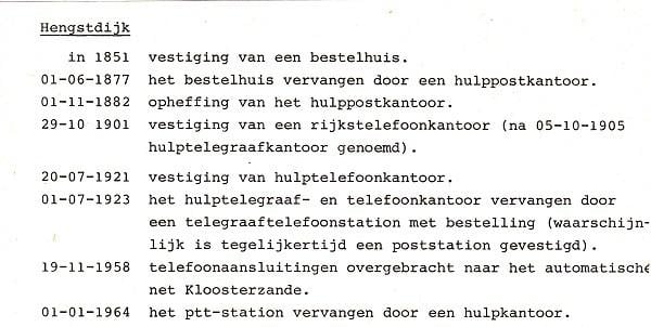 Envelop Hengstdijk Laatste Dag Afstempeling