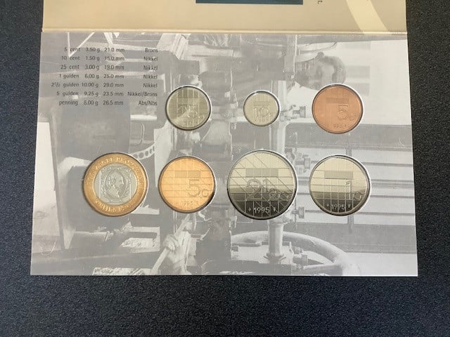 Holland Coin Fair herdenkingsset 1995 “Ook ‘s Rijks Munt”.