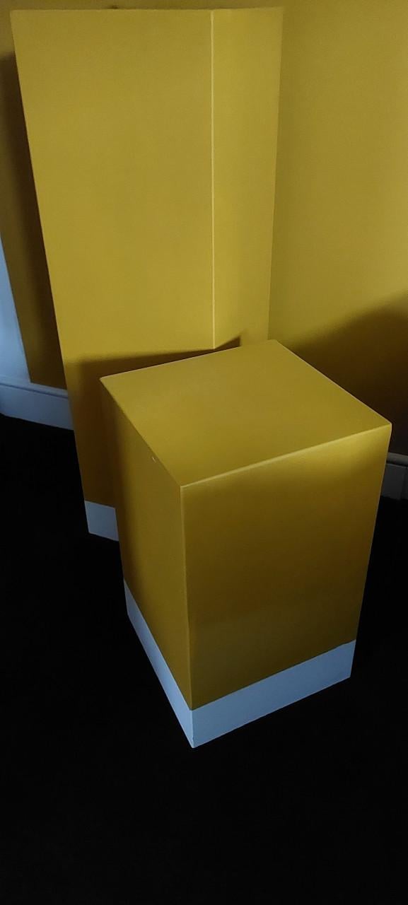 Houten zuilen 2 stuks