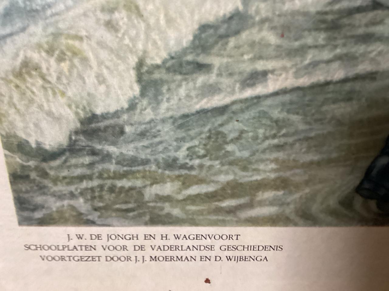 Schoolplaat. (Aankomst Willem II te Scheveningen)