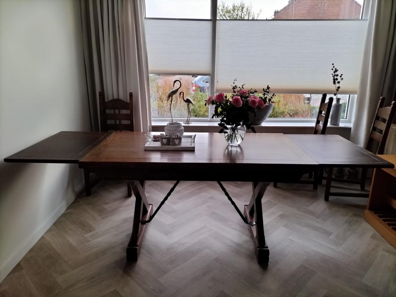 Eetkamertafel tafel eiken