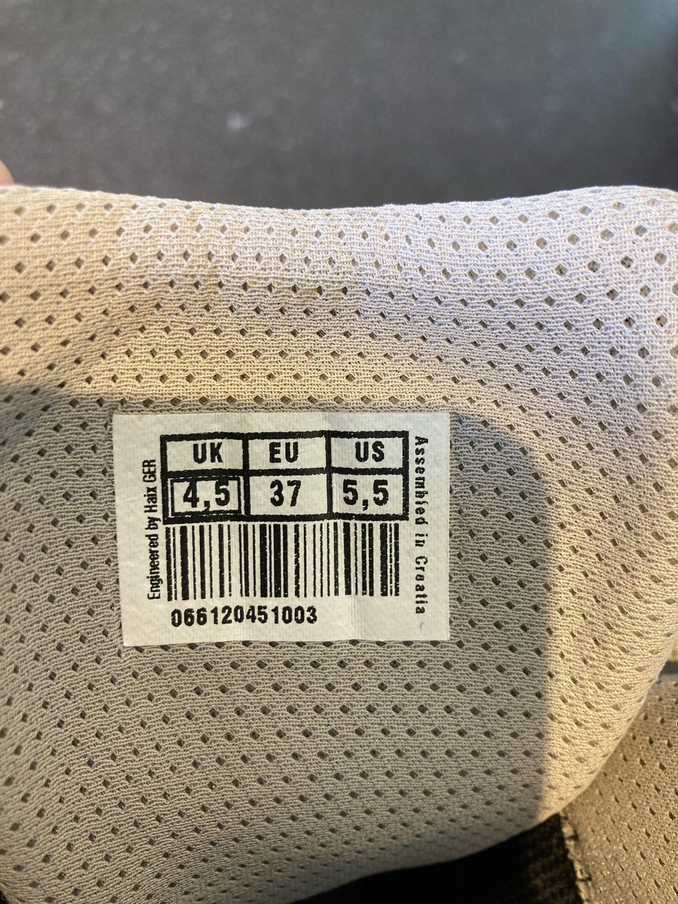 Nieuwe Haix Airpower dessert schoenen maat 37