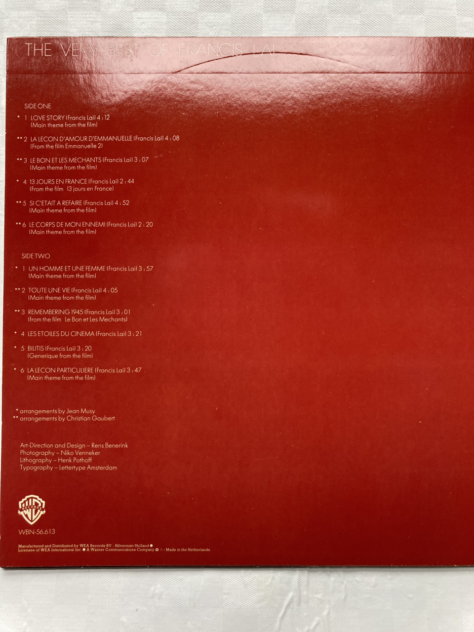 LP Orkest Francis Lai The very best of Francis Lai