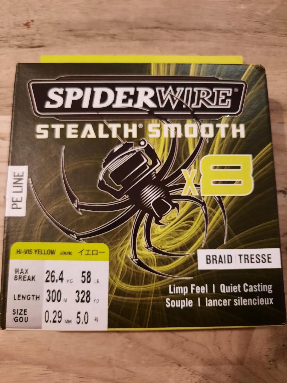Spiderwire gevlochten lijn
