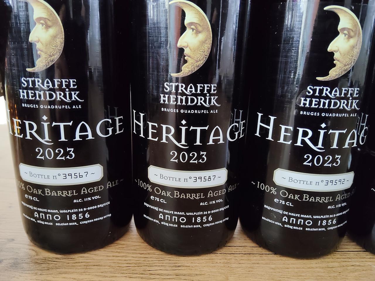 6 flessen Straffe Hendrik Quadrupel Heritage 2023
