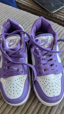 Nike SB Sneakers – Paars/Wit – Maat 29 (Nieuw)