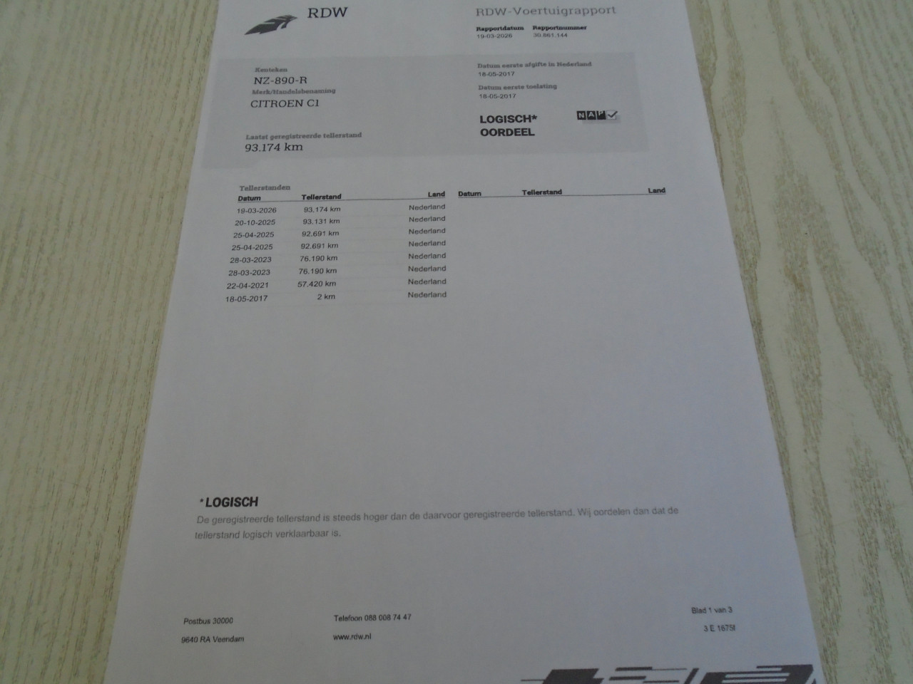 Citroen C1 5 drs Airco