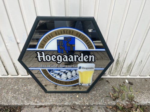 Reclame spiegel Hoegaarden