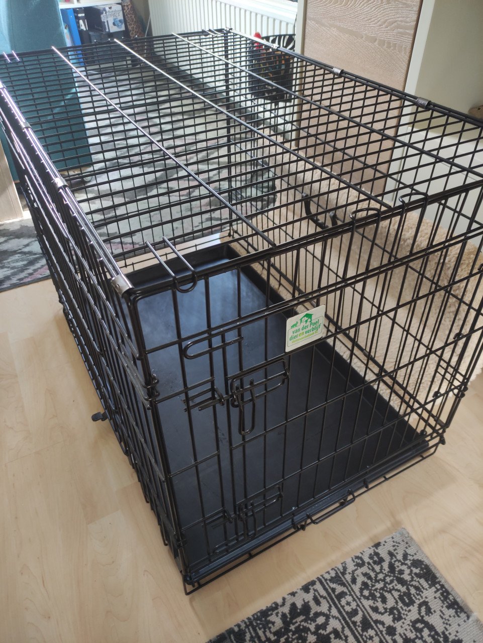 Bench zgan met kussen voor middelgrote hond of pup