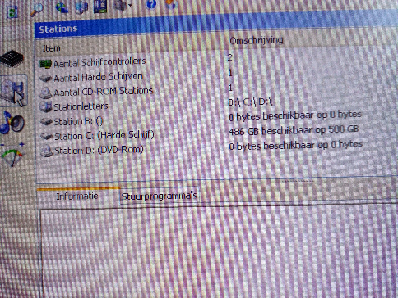 HP 8200 Elite Intel i5 met Windows XP SP3 + MS DOS box.