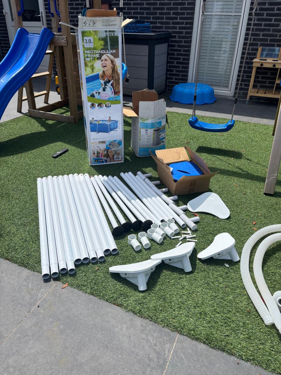 Intex zwembad met extra’s