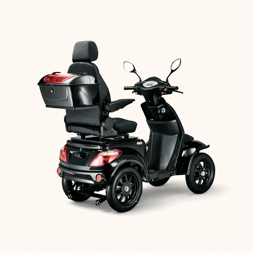 IVA E1000 Scootmobiel € 2.099,- voor € 1899,- Topkoffer +Windscherm GRATIS