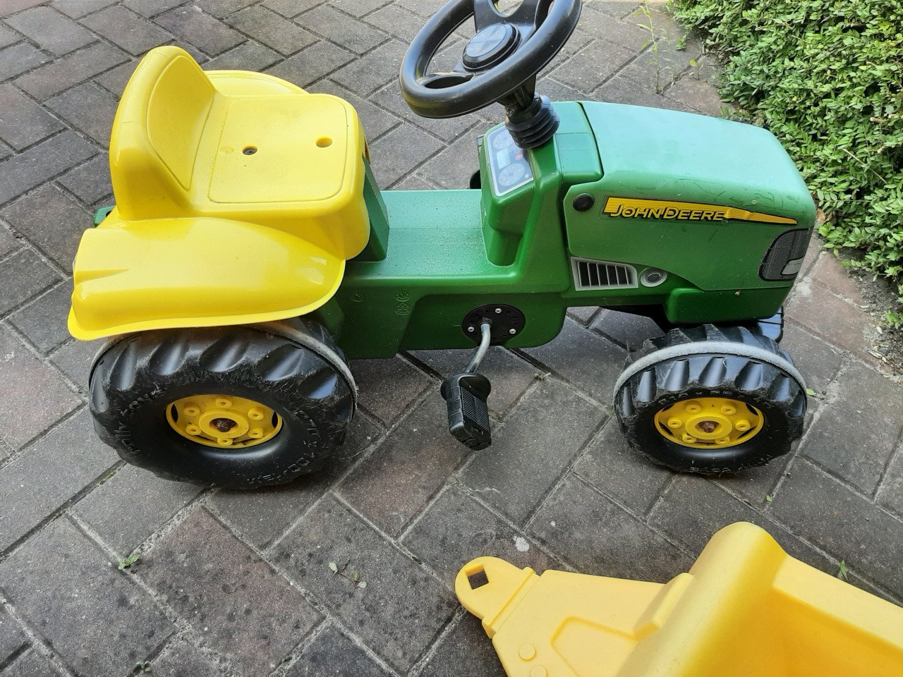 Speelgoed trekker met karren