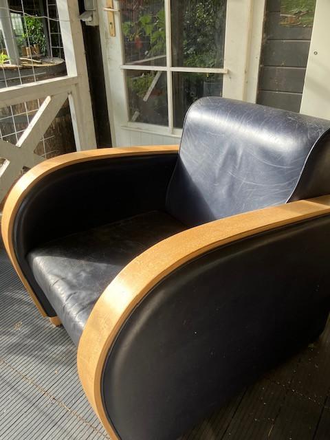 Rooker fauteuil", "Walter Wuis", "Dutch Seating Company"  "Art Deco stijl"