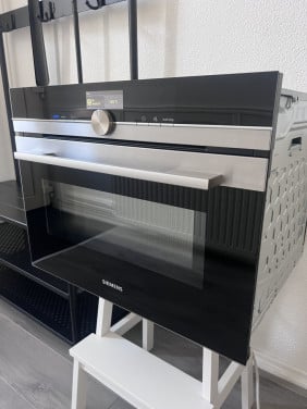 Zeer nette Siemens CM636GNS1 (iQ700) – Compacte combi magnetron