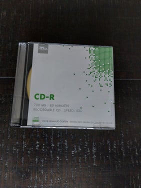 CD-R 6 stuks, 700 MB 80minuten speed 52x
