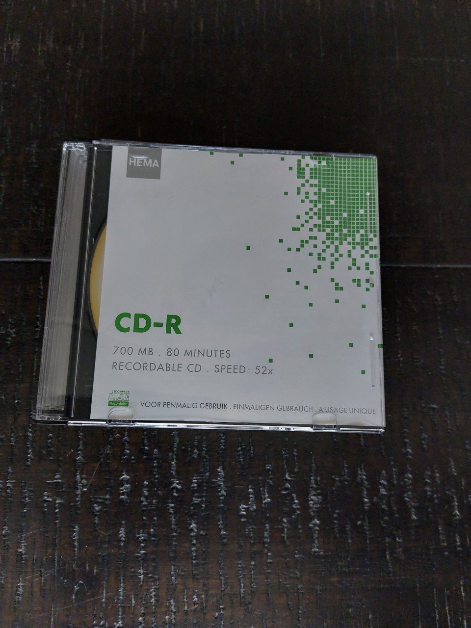 CD-R 6 stuks, 700 MB 80minuten speed 52x