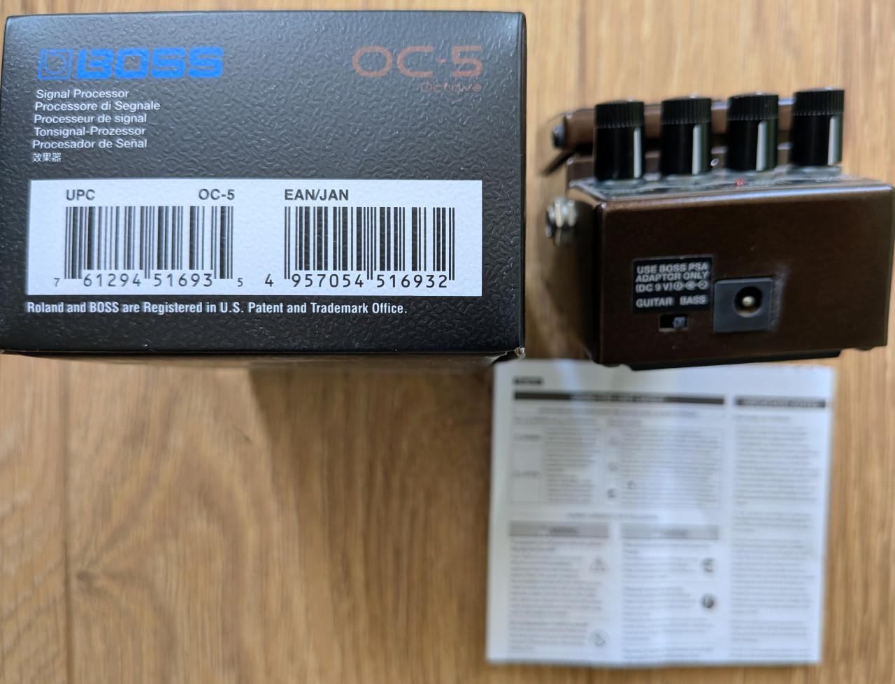 Voor de bassisten: Boss OC-5 Bass Effect Pedal