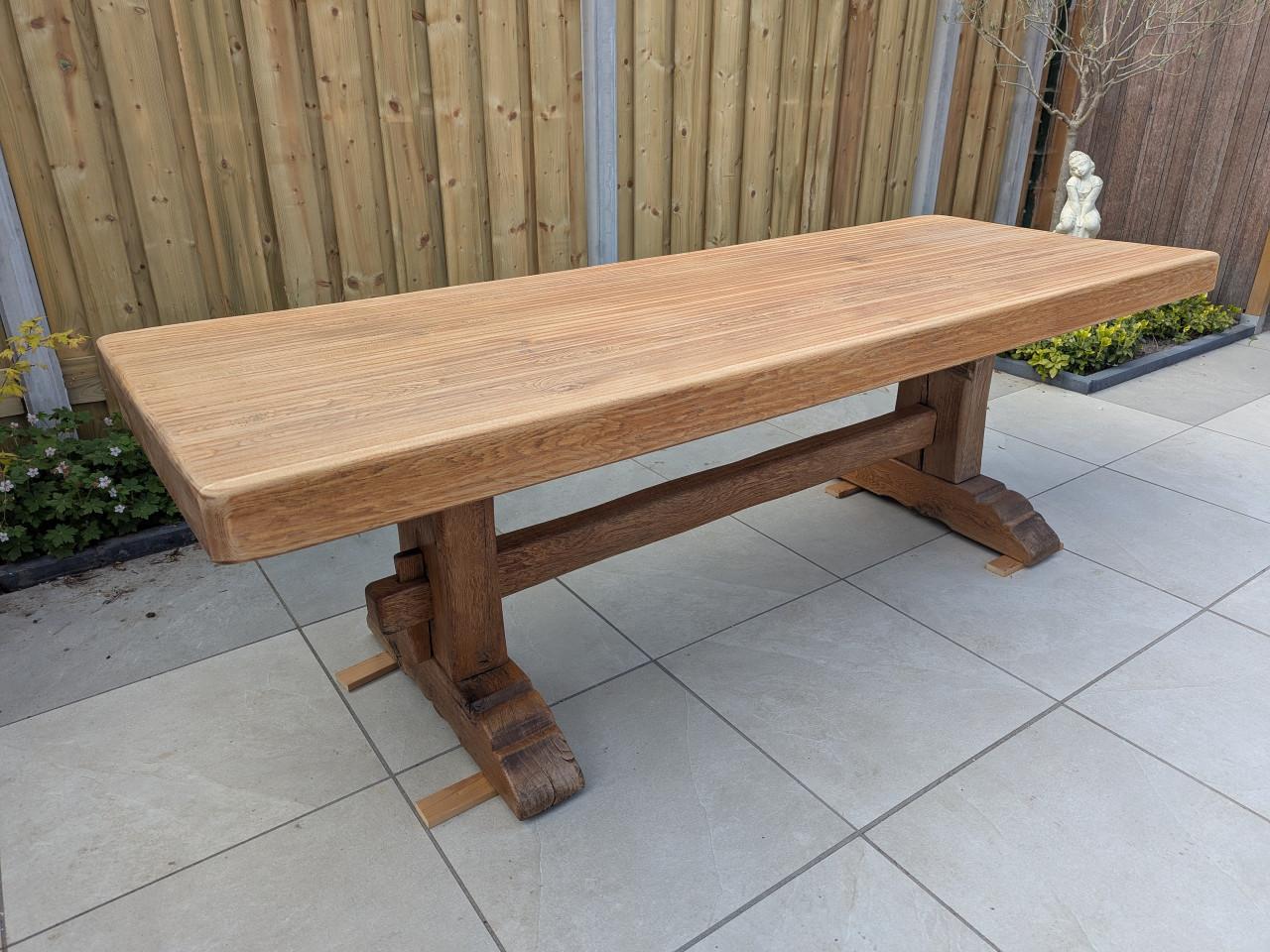 Kloostertafel, antiek 240 cm lang