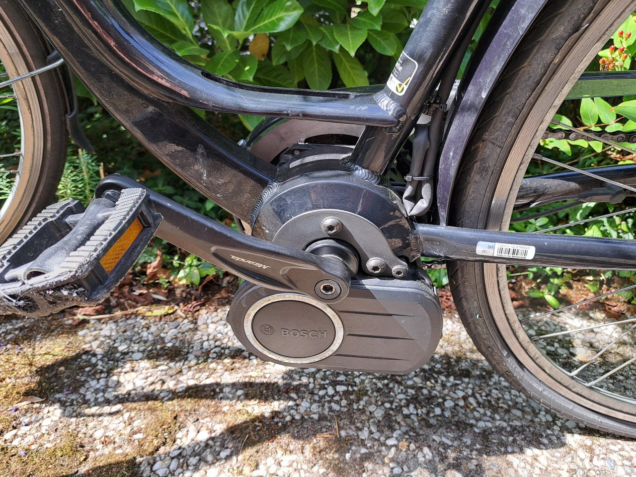 Kapotte elektrische fiets