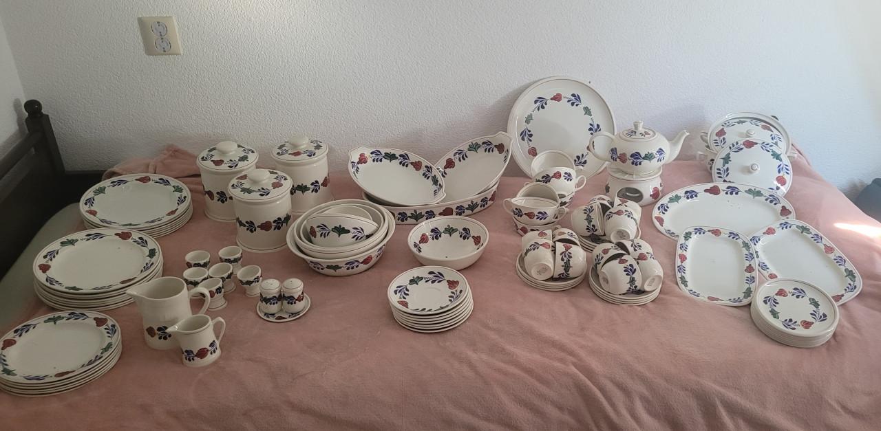 Boerenbont servies