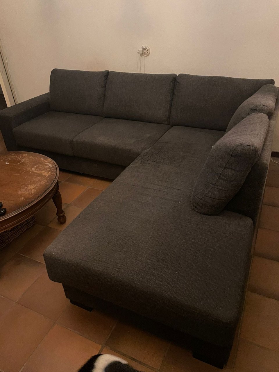 Gratis hoekbank met fauteuil