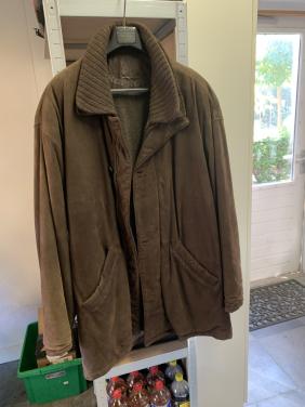 Kostbare Kapraun jas NIEUW ongedragen zeer soepel leder/suede en wol