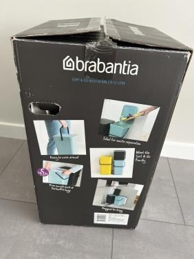 Brabantia prullenbak sort en go