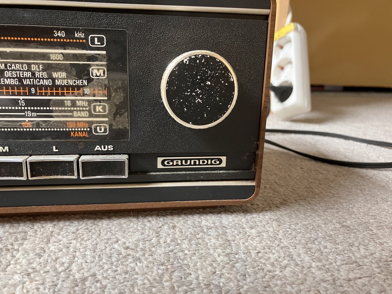 Vintage radio Grundig RF511.