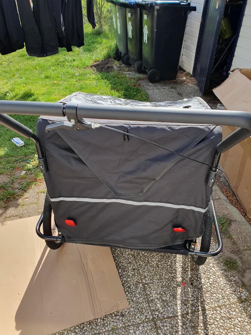 Outbee kinderfietskar 2in1 • fietskar + wandelwagen • buggy