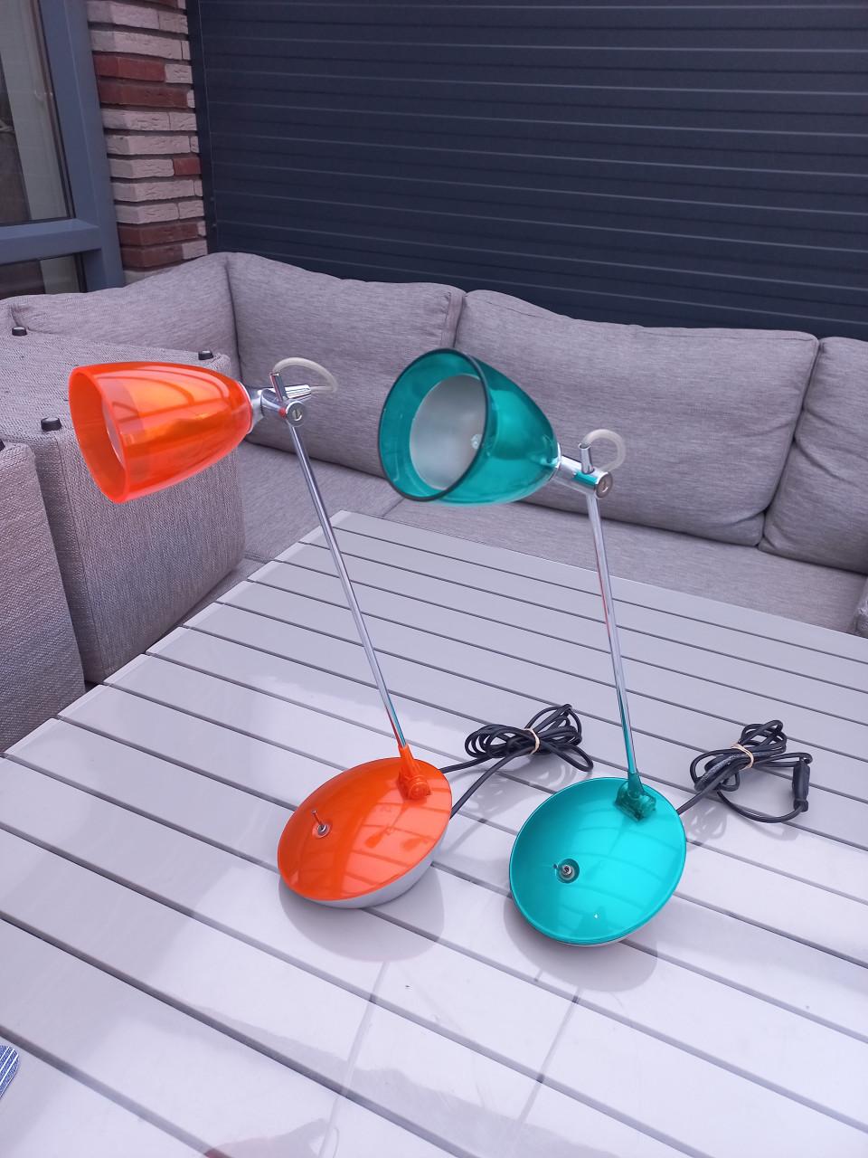 2 X prachtige Tafellampen CG Lighting ltd/swan 613. 12v