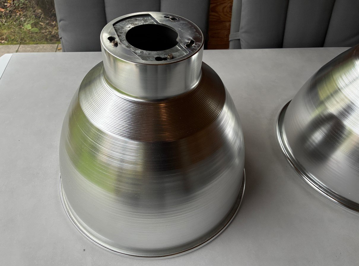 Industriele aluminium lampenkappen
