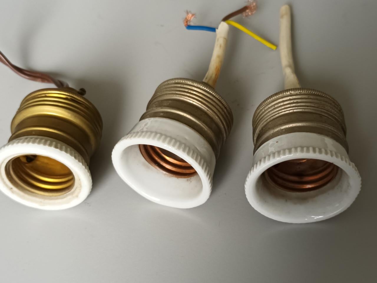 3 oude koperen fittingen