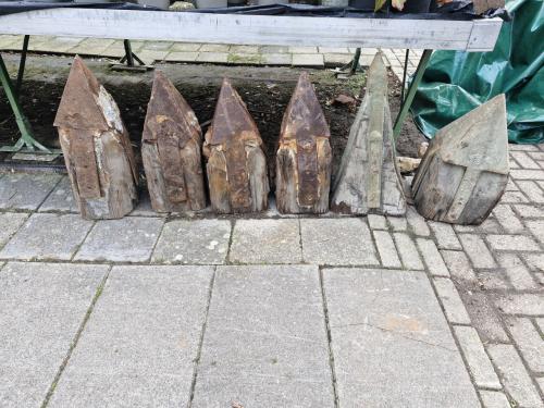 Mooi palen met punt als decoratieve stukken
