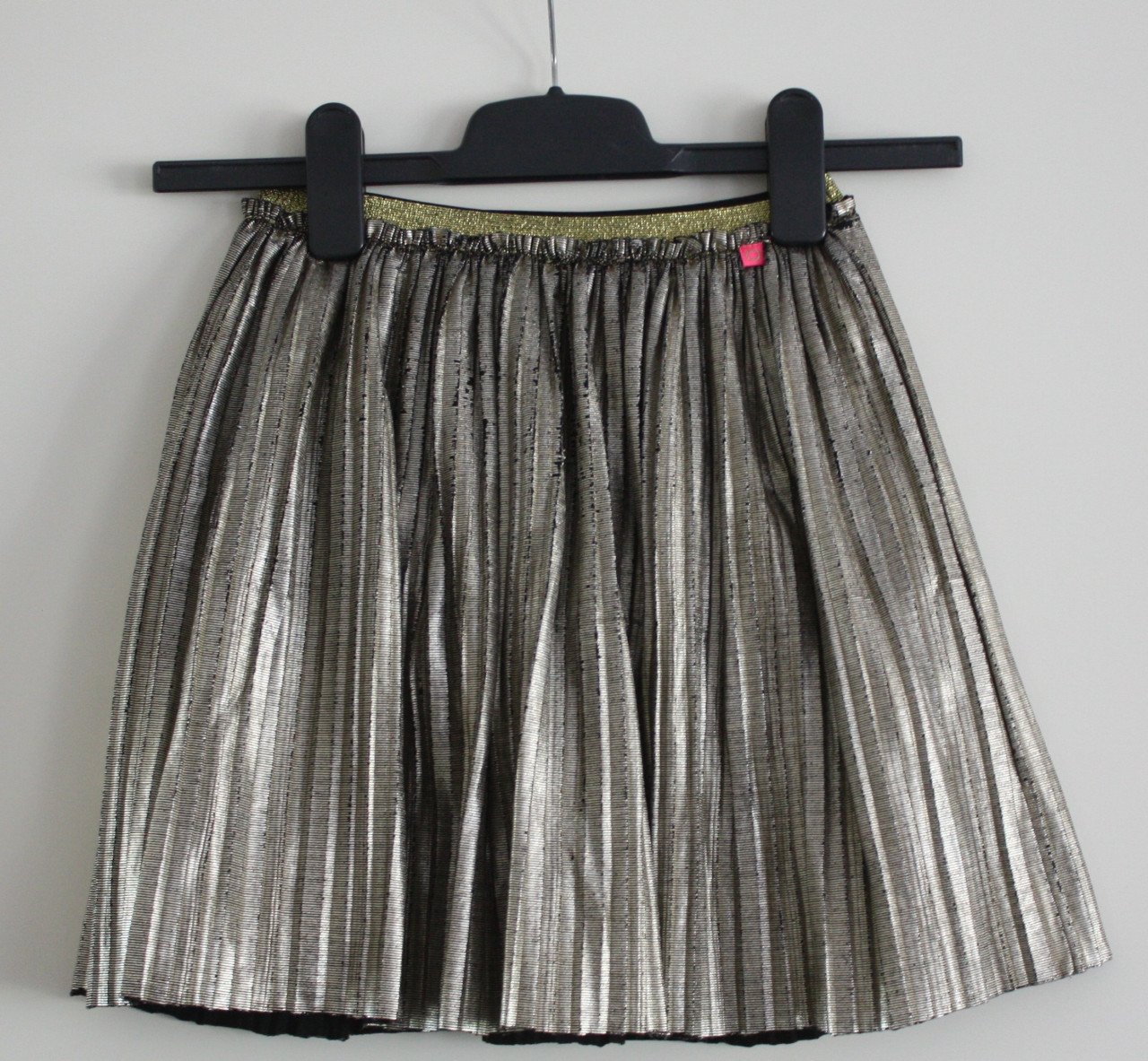 Metallic plooirok maat 134-140