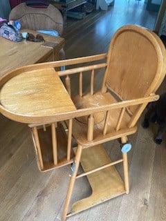 Vintage kinderstoel