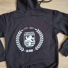 Hoody met rugyclub Oemoemenoe logo jongens 158,164