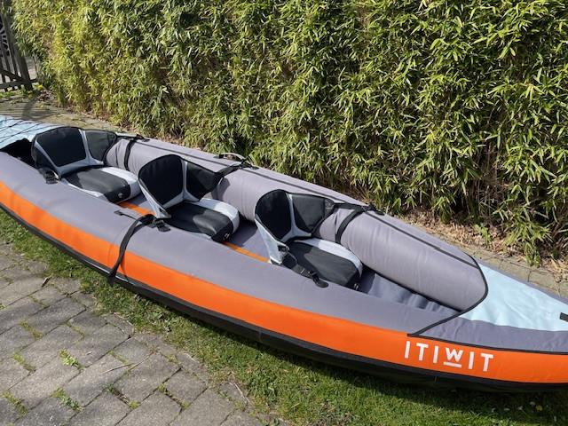 Opblaasbare Kano / Kajak 2+1 Persoons