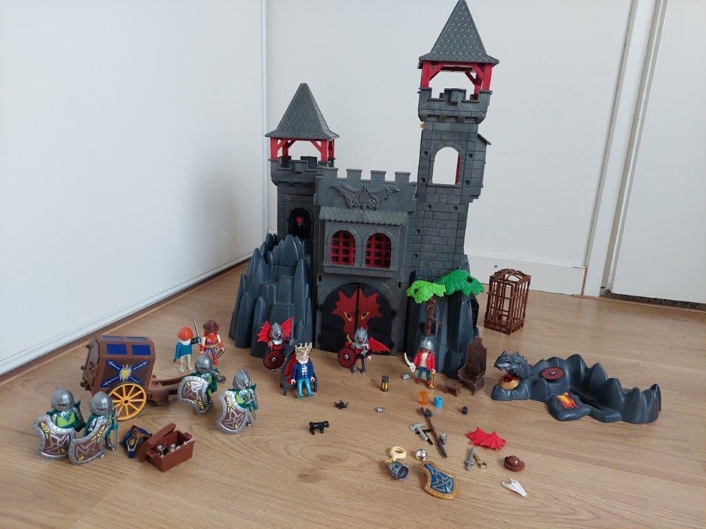 Playmobil draken kasteel en ridders
