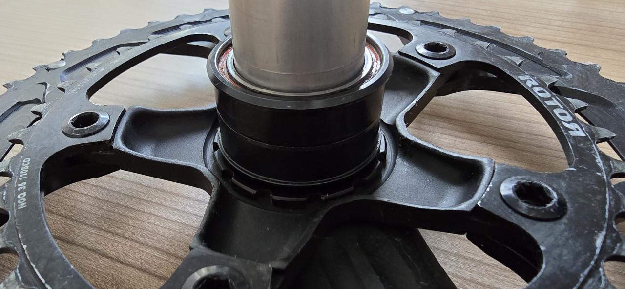 Rotor 3d crankset 172.5mm met BB86 trapas