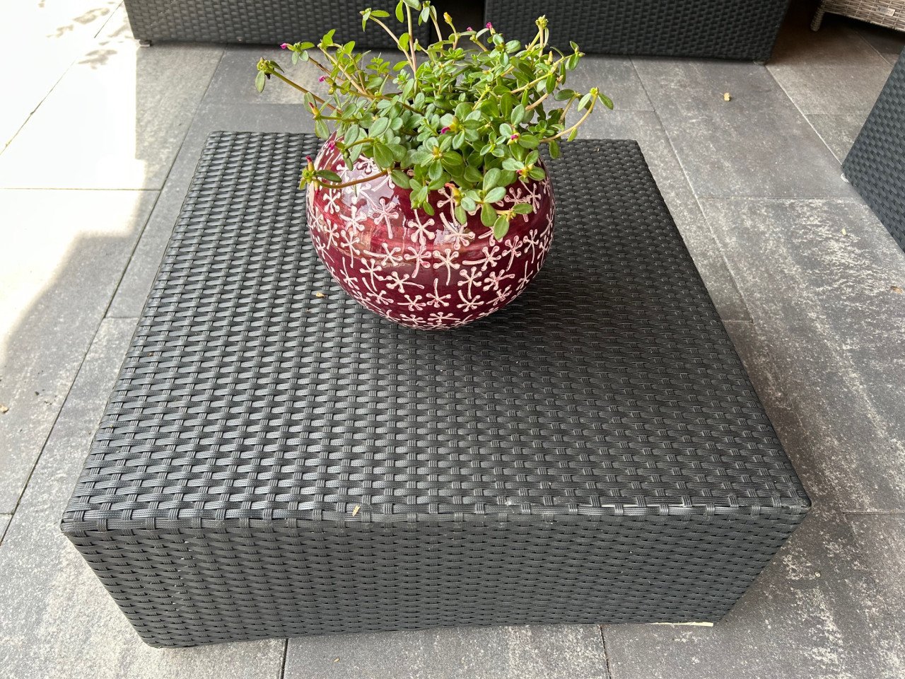 Tuinset 4 stoelen en tafel