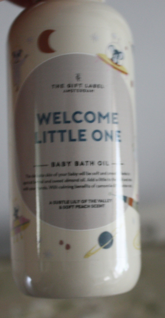 Welcome littele one baby bath oil nieuw