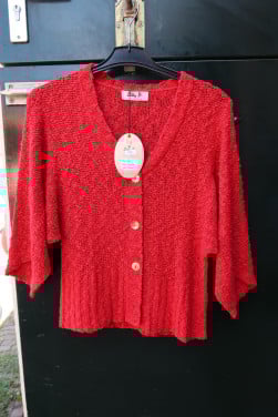 Rood vestje one size, nooit gedragen. Van €40,00 nu voor €10,00