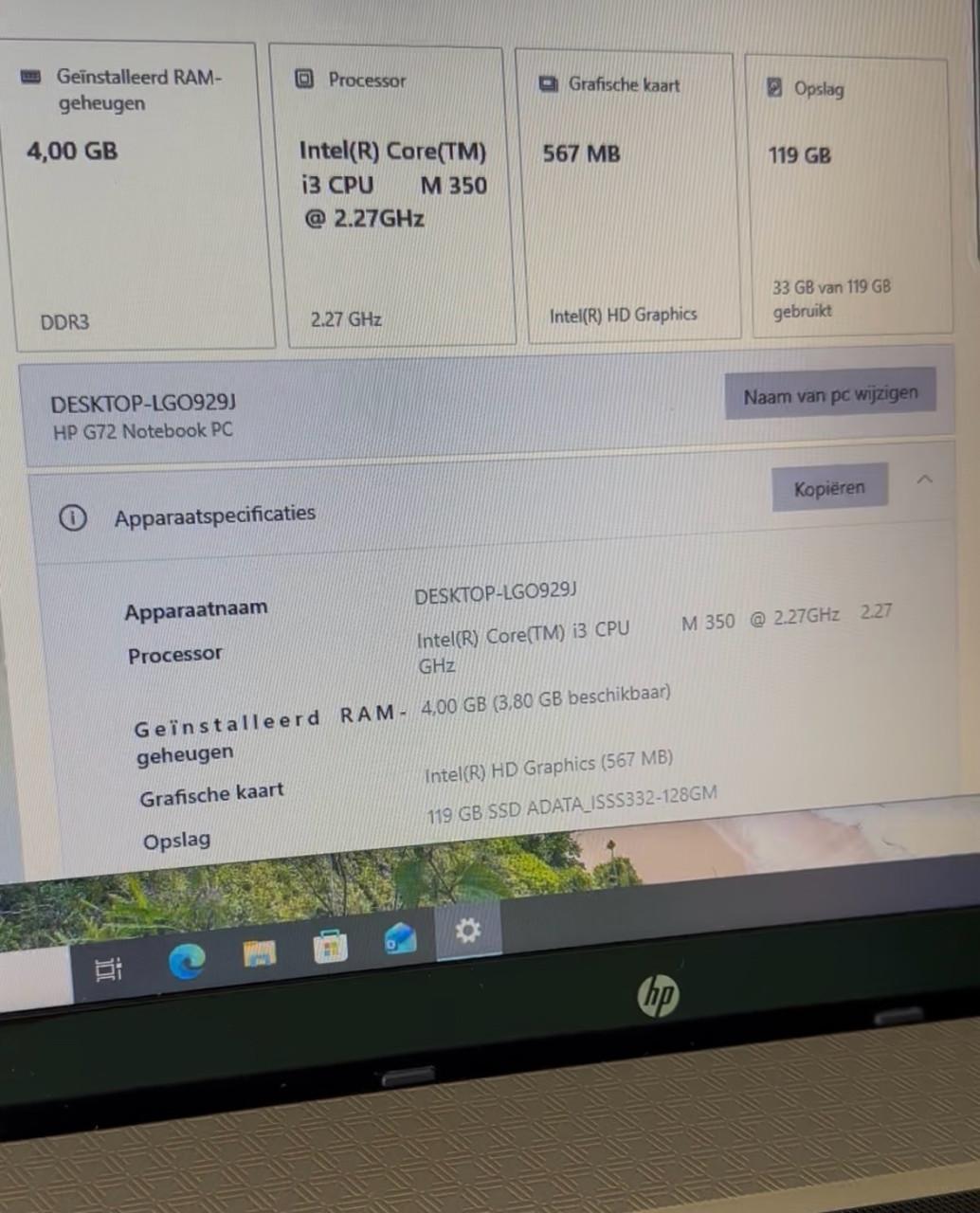 HP laptop 17inch
