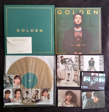 LP VINYL ALBUM GOLDEN JUNGKOOK BTS K-POP + GRATIS POSTER
