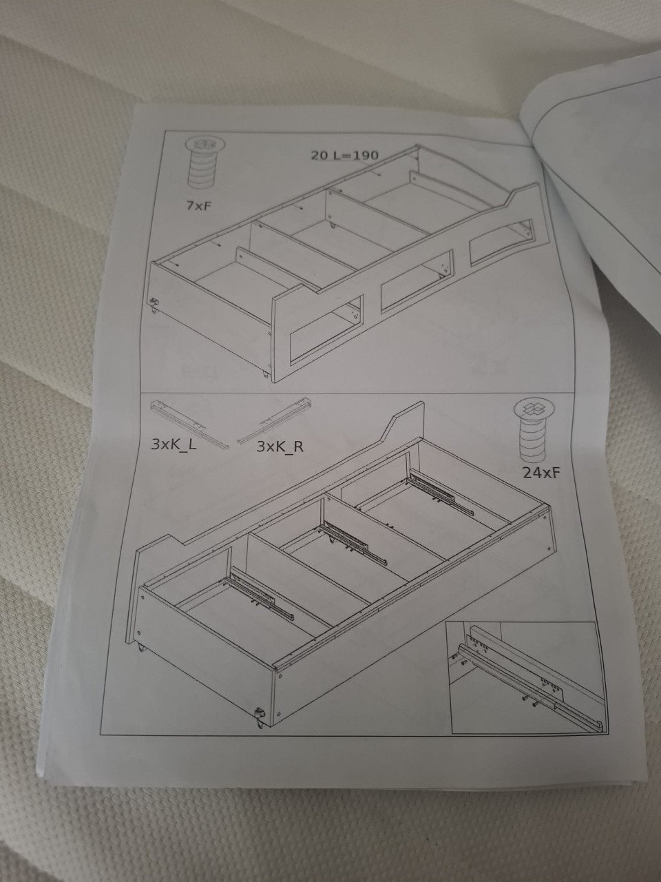 Uitschuifbaar bed