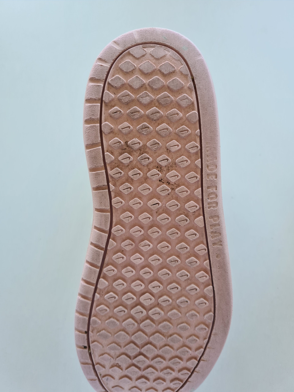 Nike witte met roze klittenband sneackers  Maat 31